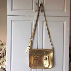 Cambridge Satchel Company Gold 11-inch Bag